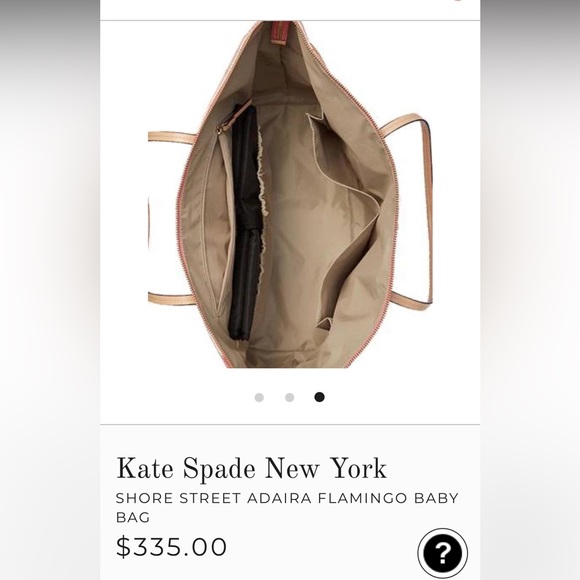 ❤️Kate Spade New York Shore Street Adaira Flamingo Baby Bag - Picture 17 of 17